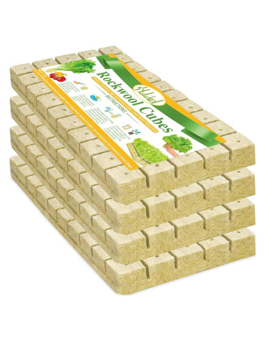 Cubos de Lana de Roca Halatool 1 Pulgada 200 Piezas