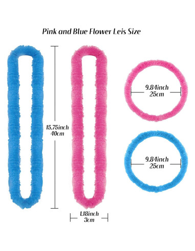 54 Piezas Collares Revelación de Género Bebé WILLBOND