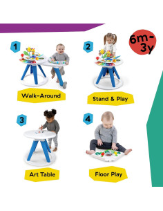 Andador Baby Einstein 4-en-1 Centro de Actividades 6+ meses 2