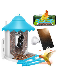 Comedero Inteligente para Aves MYPIN con Cámara 2K HD