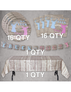 Kit Fiesta Revelación de Género Havercamp 34 Piezas 2