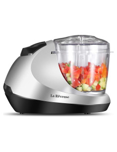 Picadora Eléctrica La Reveuse Mini 1.3 Tazas Acero Inoxidable