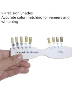 Guía de Color Dental FAQQI 5 Colores y 4 Tonos 2