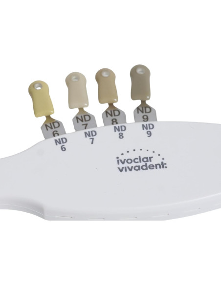 Guía de Color Dental FAQQI 5 Colores y 4 Tonos