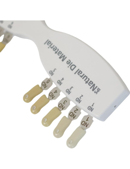 Guía de Color Dental FAQQI 5 Colores y 4 Tonos