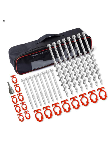 Anclajes de Tierra GarfatolRv 16 Piezas Alta Resistencia