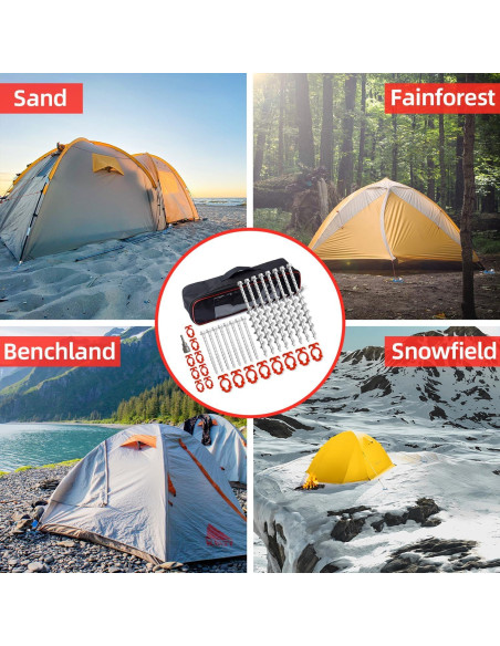 Anclajes de Tierra GarfatolRv 16 Piezas Alta Resistencia