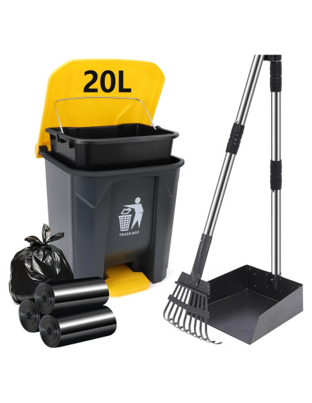 Cubo de Basura para Excremento de Perro ITEFDTUTNE 20L Exterior