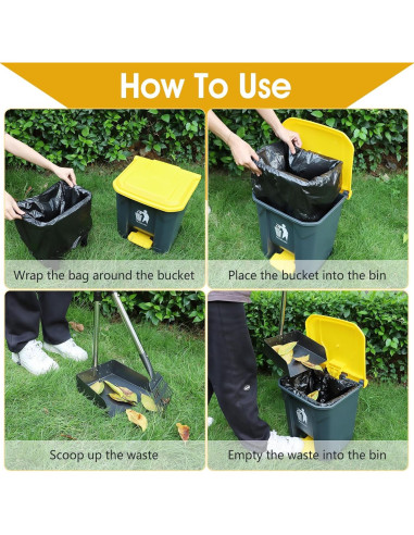 Cubo de Basura para Excremento de Perro ITEFDTUTNE 20L Exterior