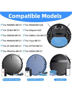 Accesorios para Robot Aspiradora HUIZHEN BR151 - 24 Piezas 2