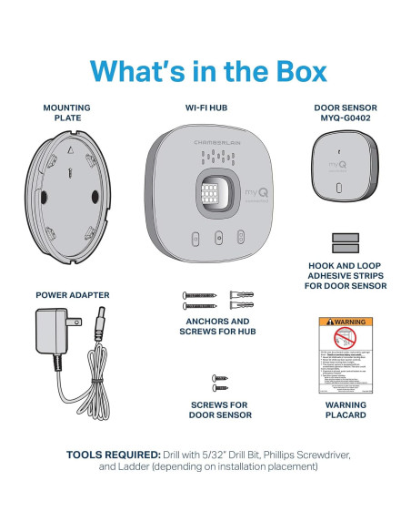 Control de Garaje Inteligente Chamberlain myQ-G0401-ES Wifi