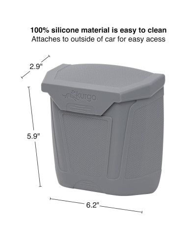 Contenedor de Basura para Perros Kurgo Tailgate, Gris