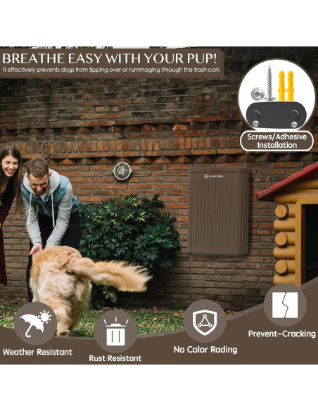Basurero de Pared PAWZIDEA 2.1 Galones para Mascotas