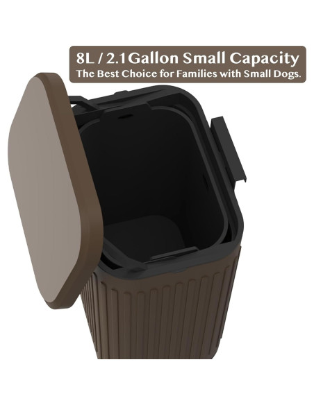 Basurero de Pared PAWZIDEA 2.1 Galones para Mascotas