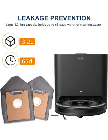 14 Piezas Bolsas Desechables Eufy G35+ G40 3L Bluearks