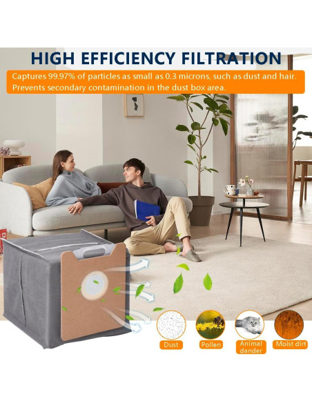 14 Piezas Bolsas Desechables Eufy G35+ G40 3L Bluearks