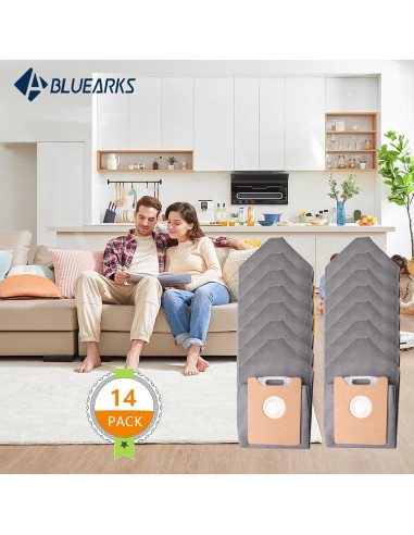 14 Piezas Bolsas Desechables Eufy G35+ G40 3L Bluearks