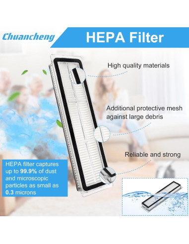 Kit Accesorios Dreame D9 D9 Max L10 Pro 17 Piezas