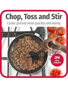 Picadores de Carne GoodCook, Juego de 2, 5 Cuchillas, Nylon 2