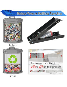 Trituradora de Latas YYDS Metal 16 Oz. Sin Esfuerzo 2