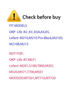 Paquete de 18 Repuestos para Aspiradoras OKP y Lefant 2