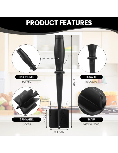 Picador de Carne CUNSENR 5 Cuchillas Antiadherente 81g