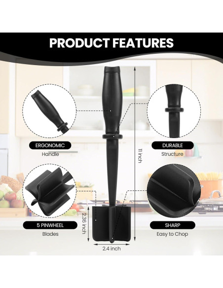 Picador de Carne CUNSENR 5 Cuchillas Antiadherente 81g