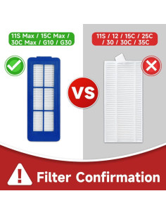 Kit de Repuestos para Aspiradora Eufy RoboVac 11S Max y G30 2