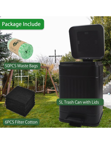 Contenedor de Basura para Excremento de Perro Mounting UP 3.8L