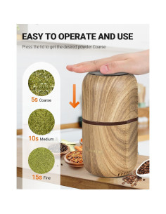 Moledor Eléctrico COOL KNIGHT VES83 para Especias 120g 2