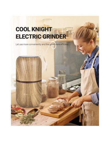 Moledor Eléctrico COOL KNIGHT VES83 para Especias 120g