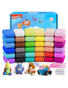 Arcilla Secada al Aire Ifergoo - Set de 36 Colores 540g