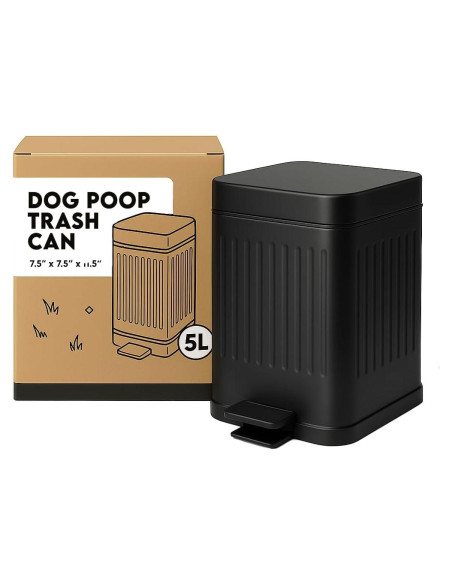 Cubo de Basura para Excremento de Perro AnimoGoods 5L