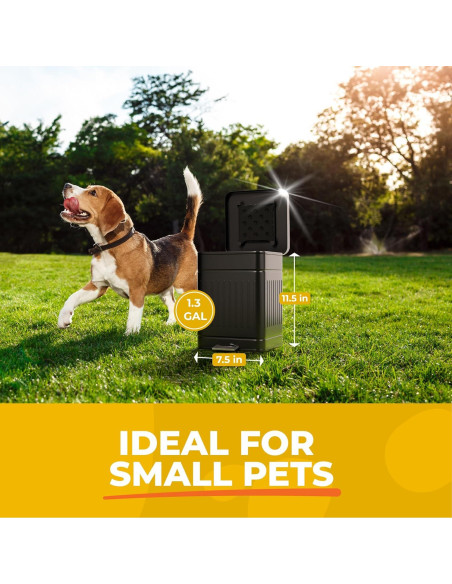 Cubo de Basura para Excremento de Perro AnimoGoods 5L