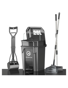 Cubo de Basura para Excremento de Perro Meegood 20L con Pedal