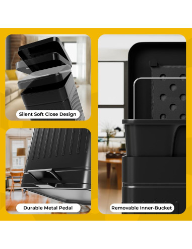 Cubo de Basura para Excremento de Perro AnimoGoods 5L