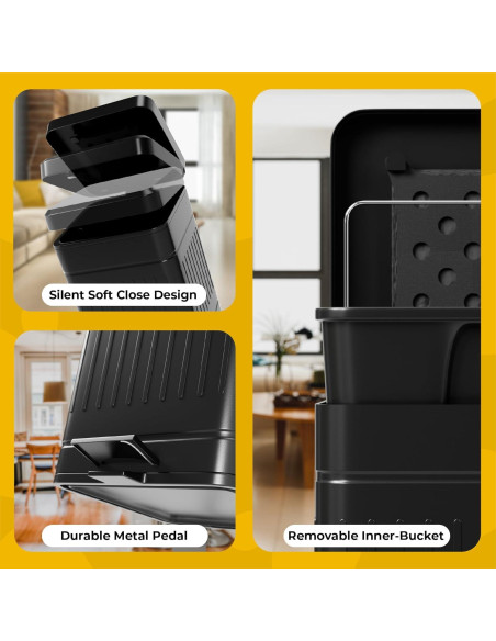 Cubo de Basura para Excremento de Perro AnimoGoods 5L