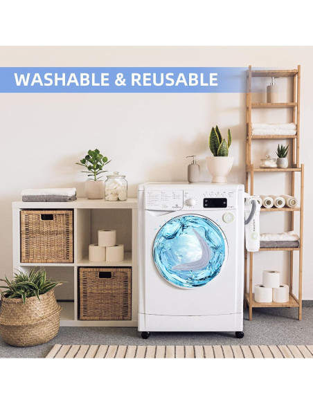 12 Paños de Mopa Microfibra para Roborock S7/S8 - Gris Azul