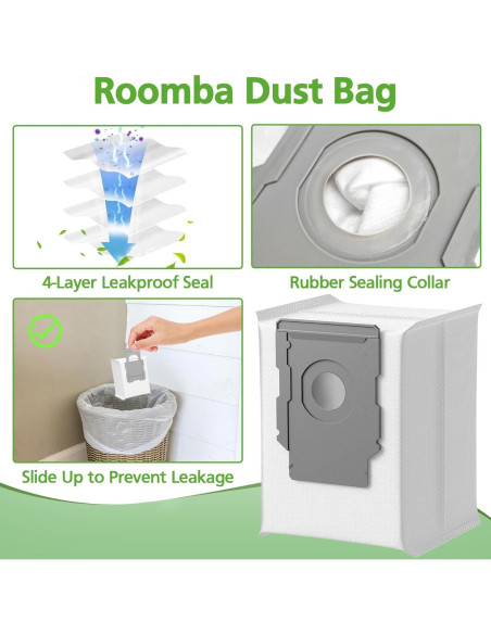 Kit de Repuestos Zeekech para iRobot Roomba i5/j5 - 18 Piezas Kit de Repuestos Zeekech para iRobot Roomba i5/j5 - 18 Piezas