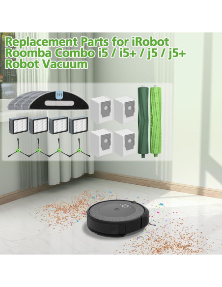 Kit de Repuestos Zeekech para iRobot Roomba i5/j5 - 18 Piezas Kit de Repuestos Zeekech para iRobot Roomba i5/j5 - 18 Piezas