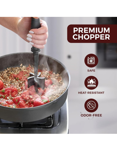 Picador de Carne Fourteen Homes 5 Cuchillas Nylon Resistente