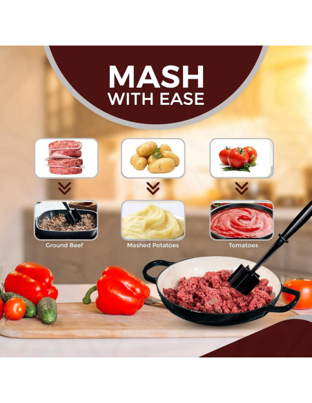 Picador de Carne Fourteen Homes 5 Cuchillas Nylon Resistente