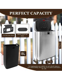 Bote de Basura para Excremento de Perro Kopuncare 8L Acero Inoxidable 2