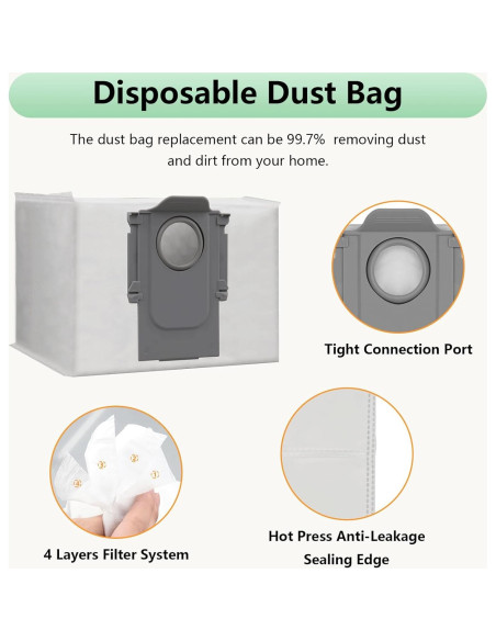 Accesorios Roborock Q5 Pro Q8 Max 18 Piezas Repuesto