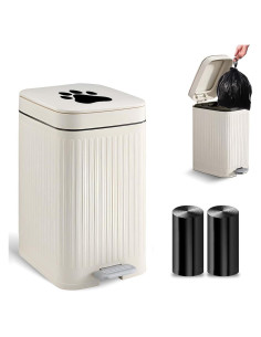 Cubeta de Basura para Excremento de Perro Kopuncare 5L Blanca