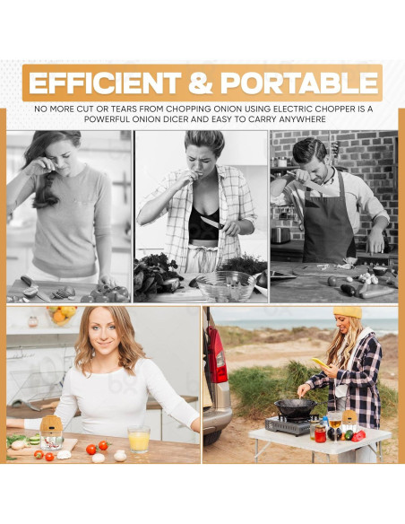 Picadora Eléctrica Genérico Jomari 250ml Inalámbrica USB