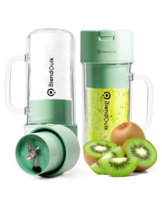 Mezclador Personal BlendQuik 414ml Verde Portátil y Elegante