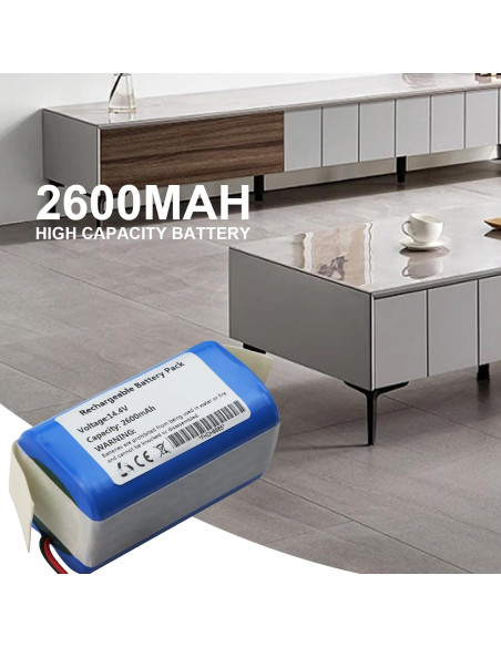 Batería Reemplazo Li-ion 14.4V 2600mAh para Aspiradoras
