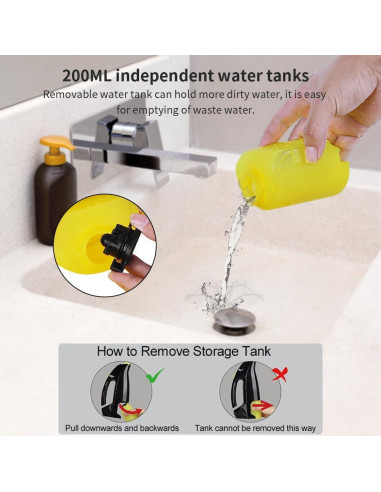 Aspiradora de Ventanas Eave Inalámbrica 200ml 0.64kg