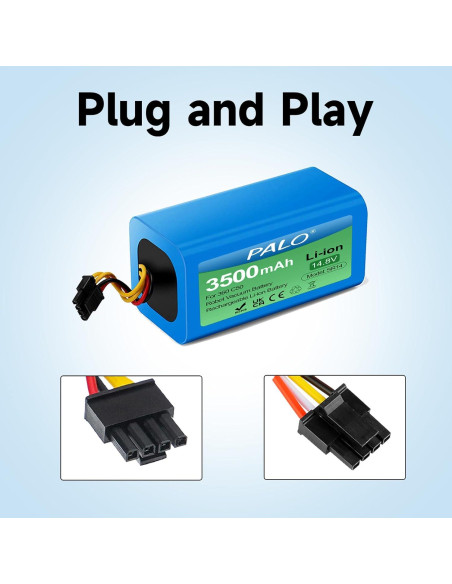 Batería de Litio 14.8V 3500mAh para Aspiradora Robot 360 C50